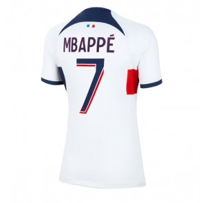 Paris Saint-Germain Kylian Mbappe #7 Koszulka Wyjazdowych Kobiety 2023-24 Krótki Rękaw